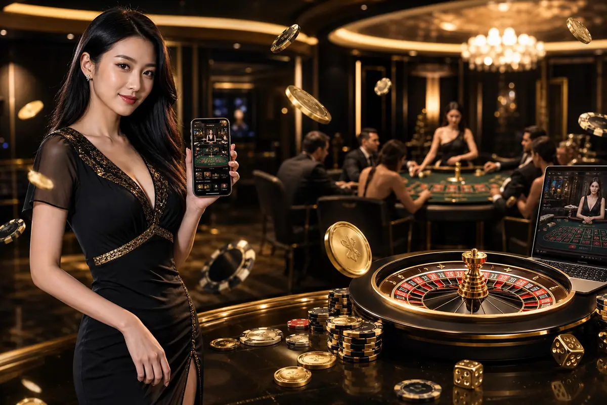 wewin55 Casino meja baccarat dealer langsung